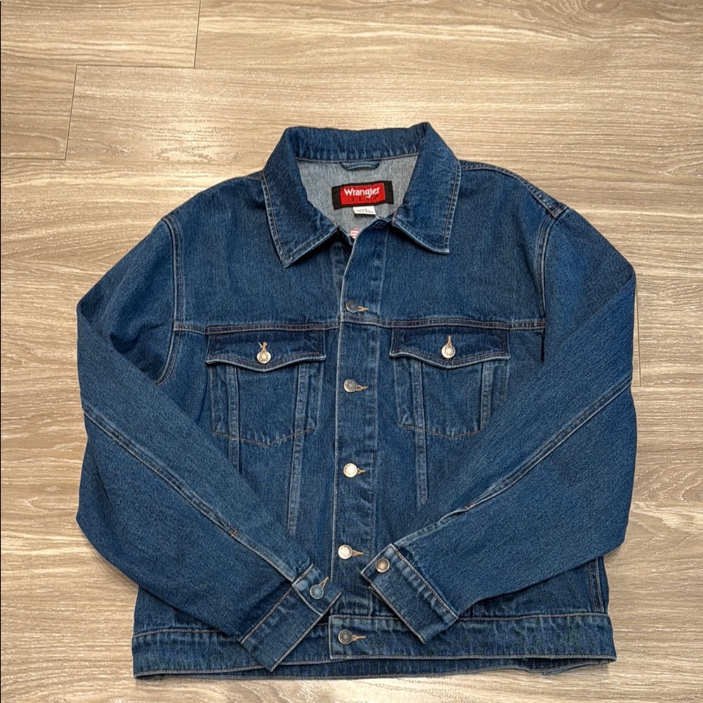 Vintage Wrangler Blue Lightweight Shirt Jacket NWOT